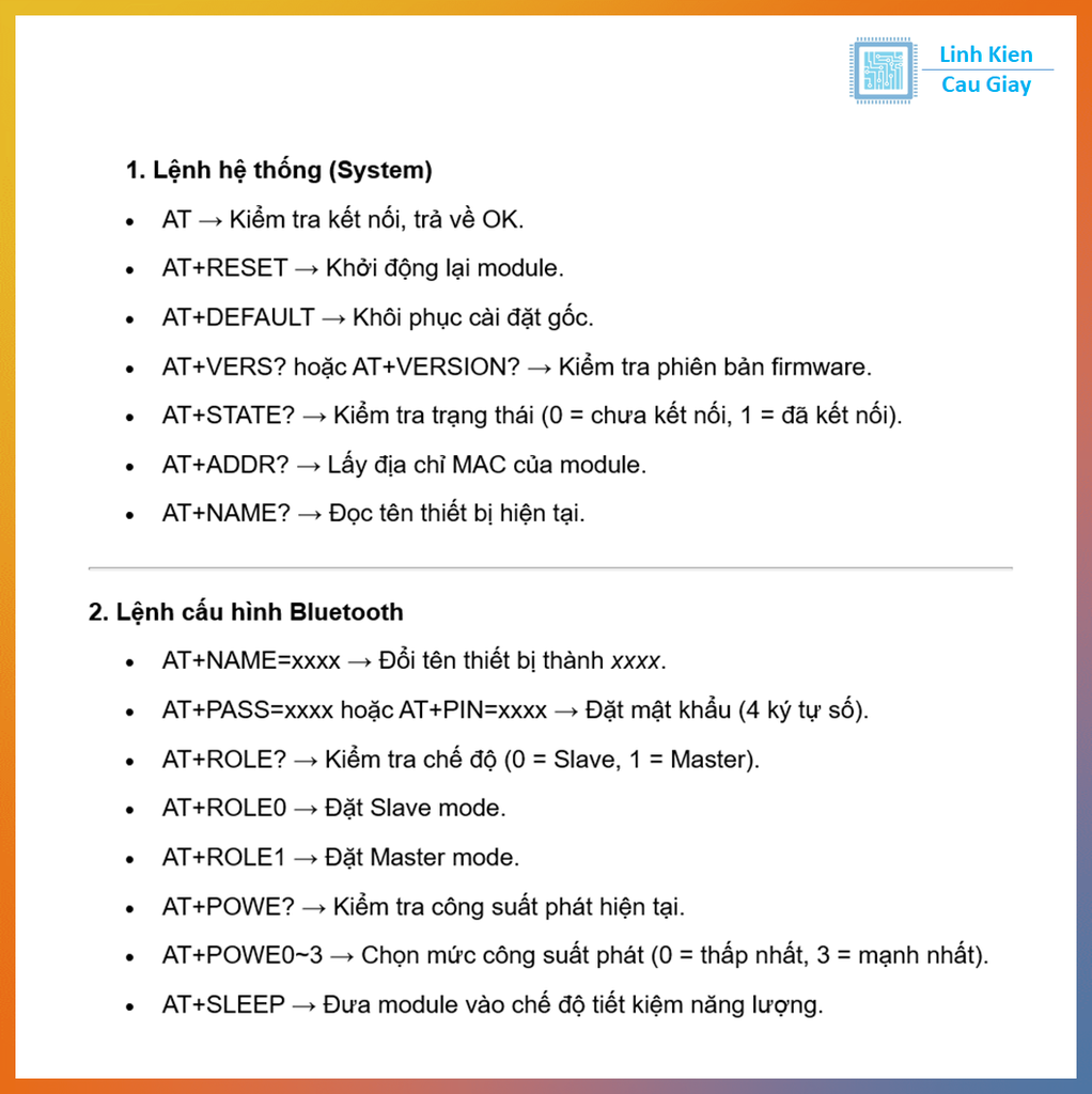 Module thu phát Bluetooth 4.0 BLE CC2540 CC2541