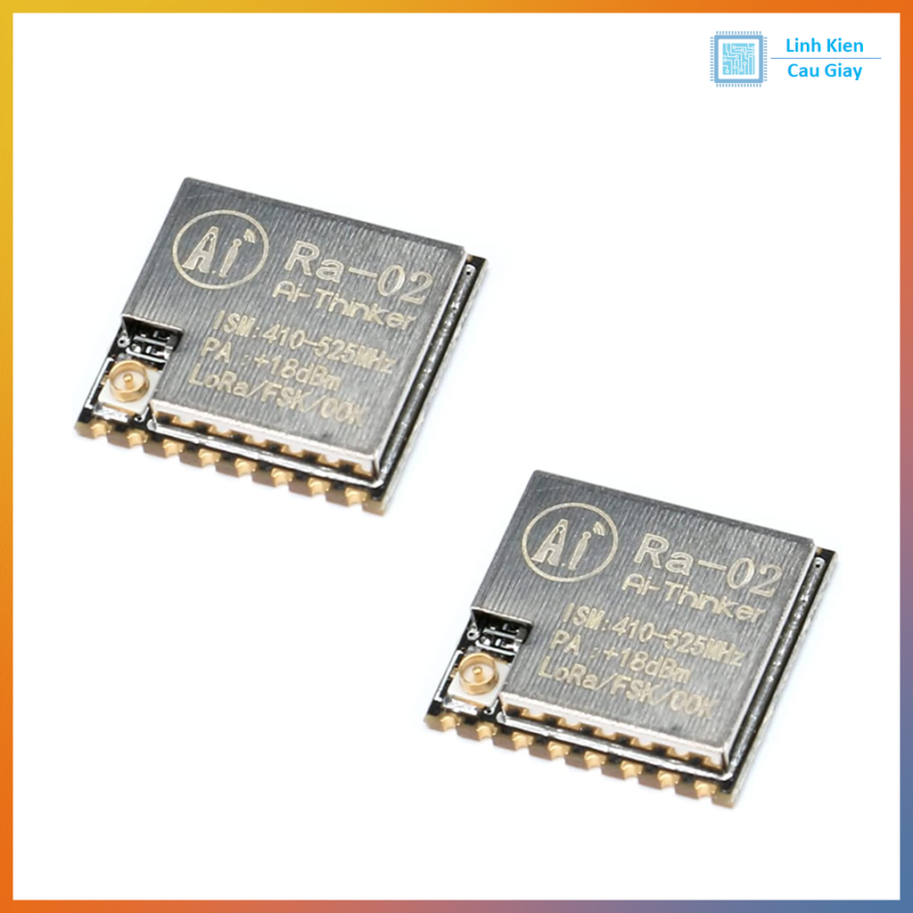 Mạch Thu Phát RF UART Lora SX1278 433Mhz Ra-02