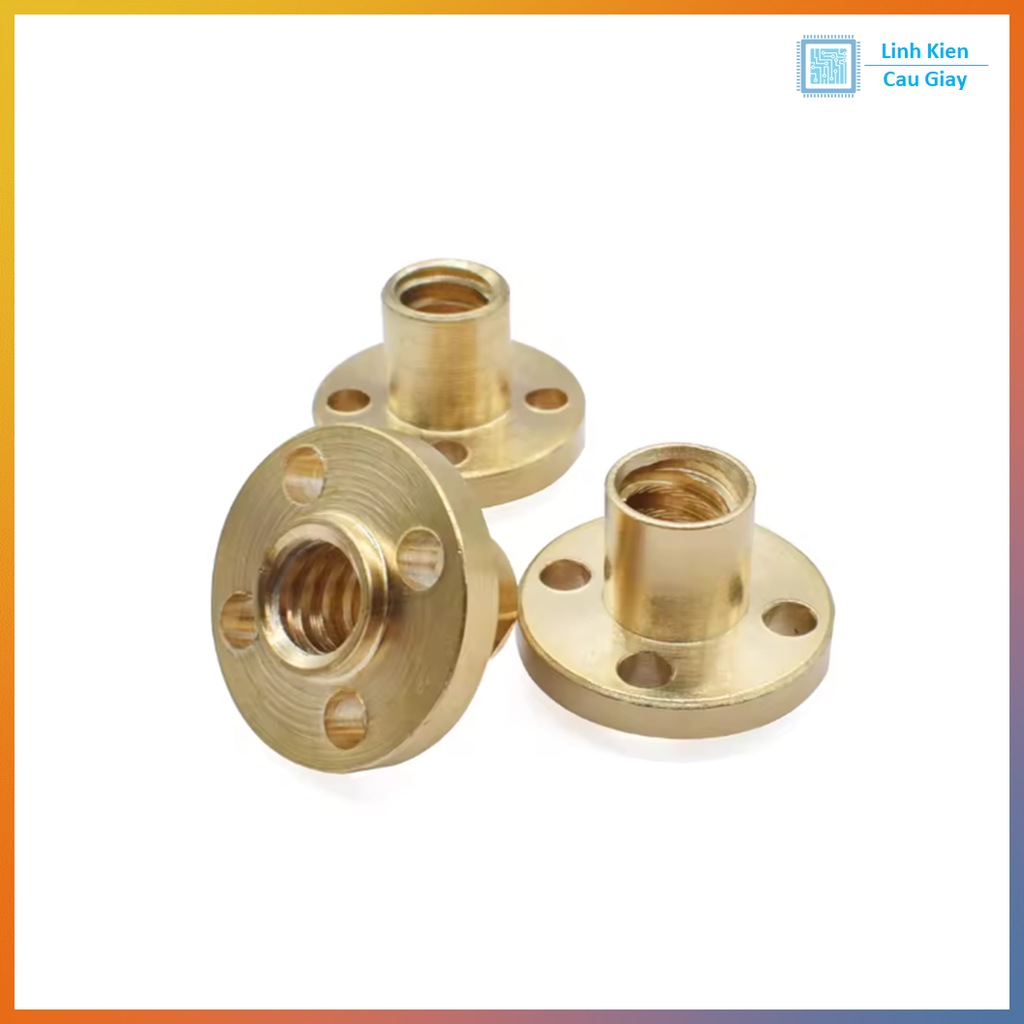 Đai Ốc Vít Me T12 Bước 8/2