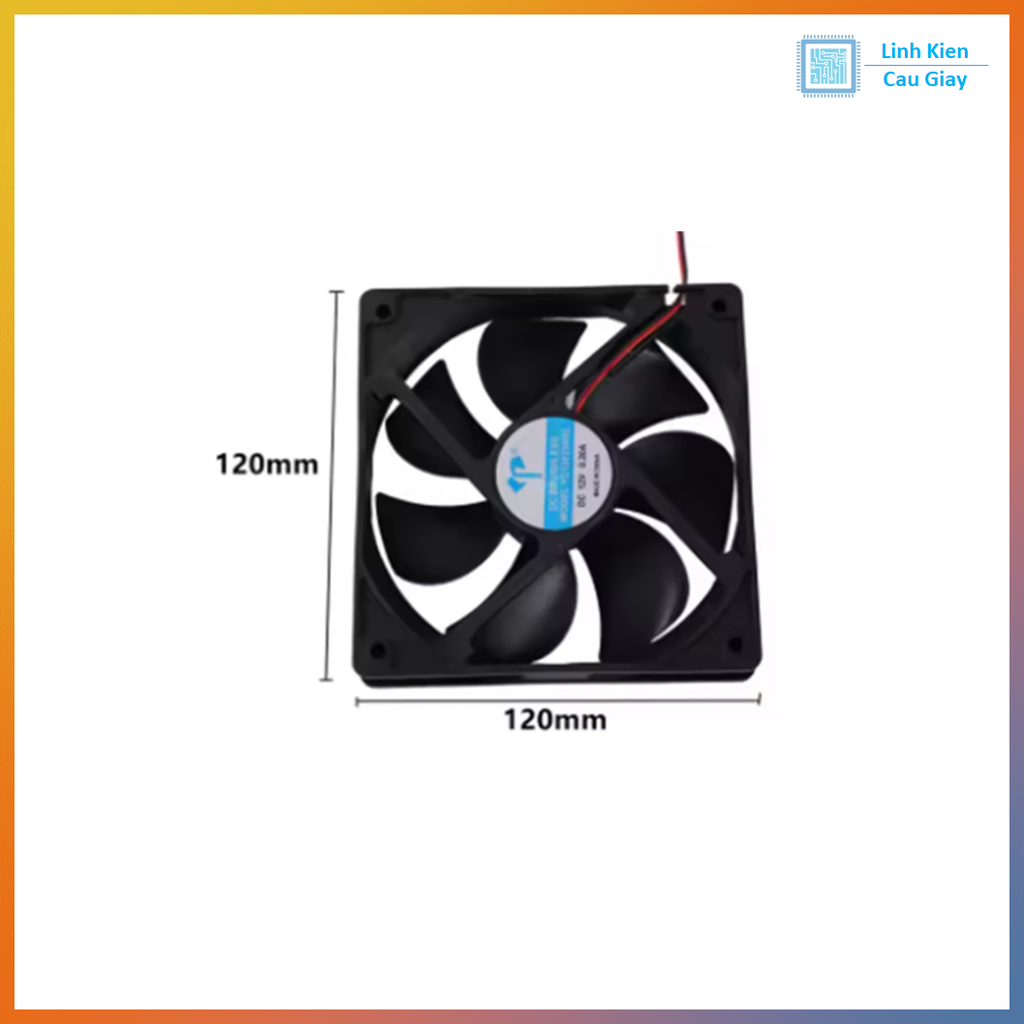 Quạt tản nhiệt 12025 kích thước 120x120x25