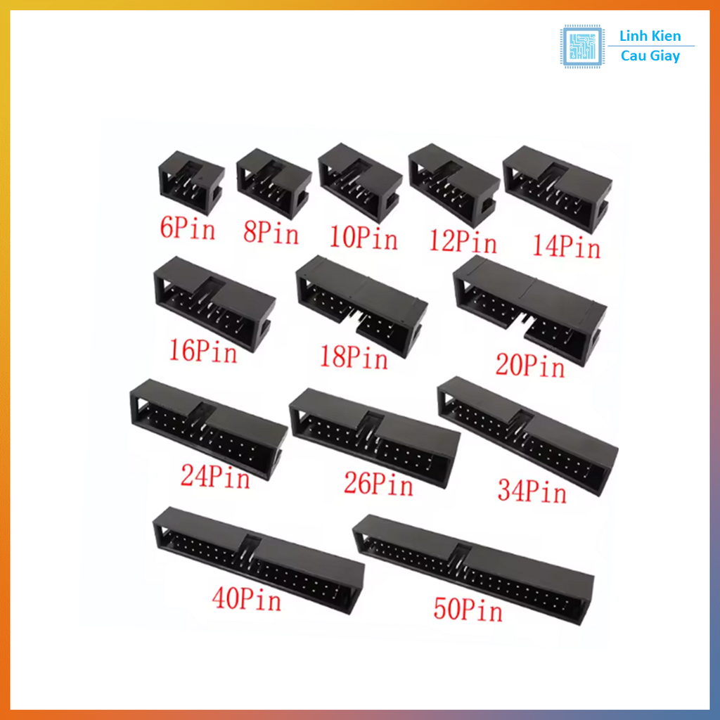 Đầu IDE Đực thẳng 2.54mm