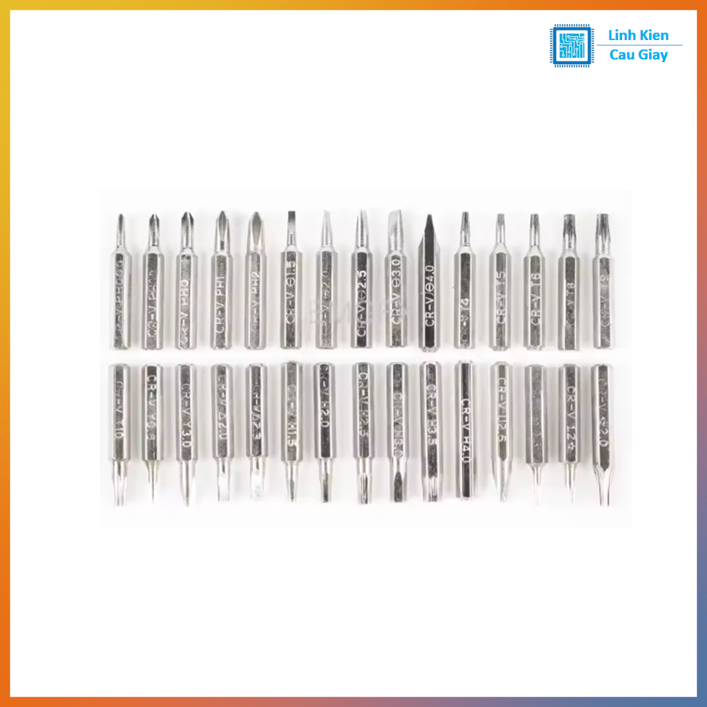 Bộ tua vít đa năng 32 chi tiết sửa chữa laptop, điện thoại, máy tính
