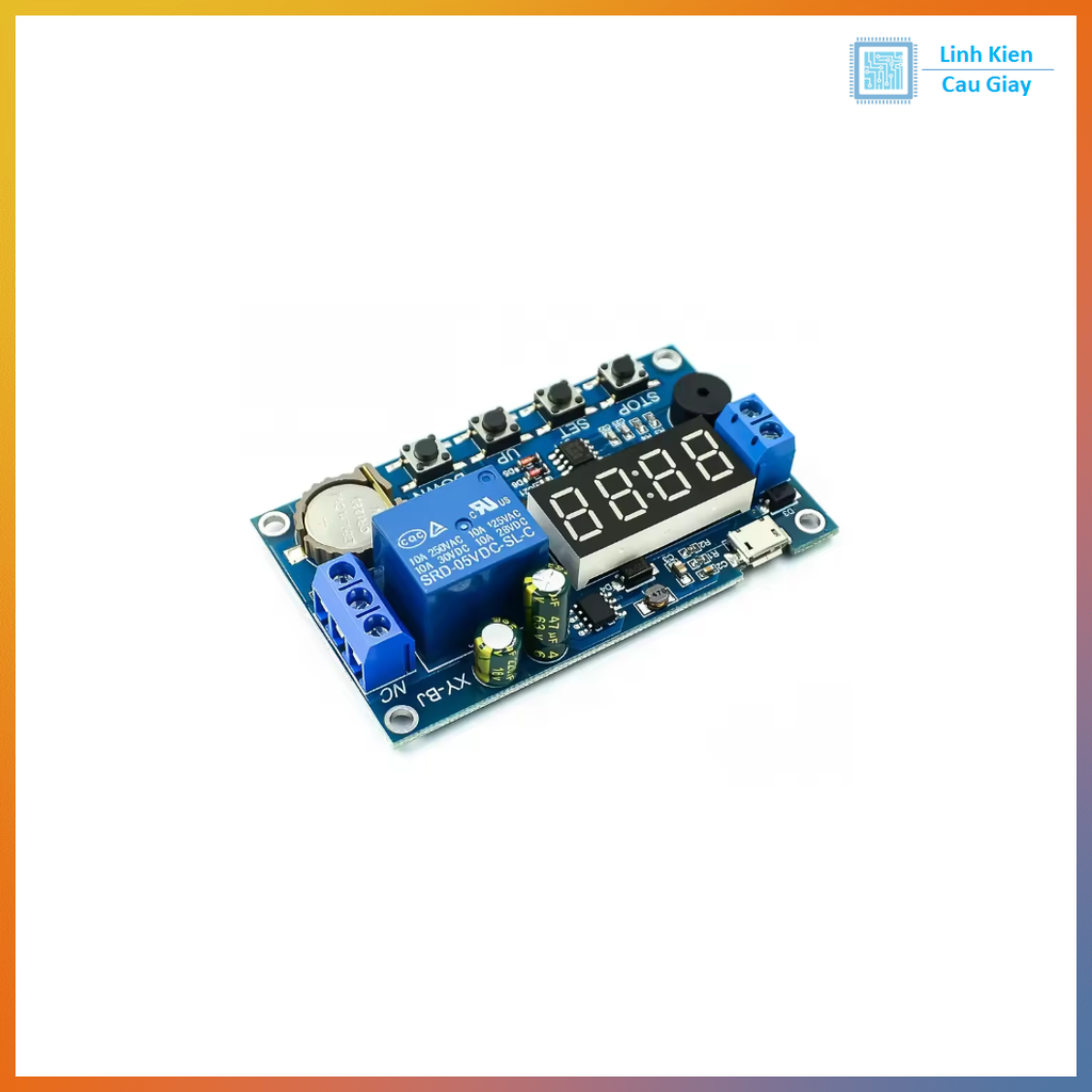 Mạch Hẹn Giờ Đóng Ngắt Relay Theo Thời Gian Thực