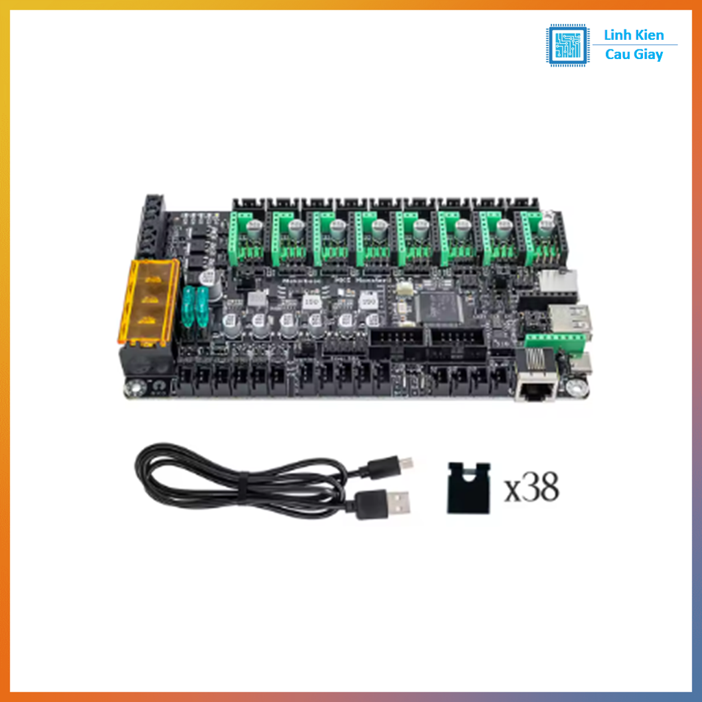 Board mạch điều khiển máy in 3D MKS Monster8 V2.0 (Printer Controller Board 3D Monster8 V2.0)