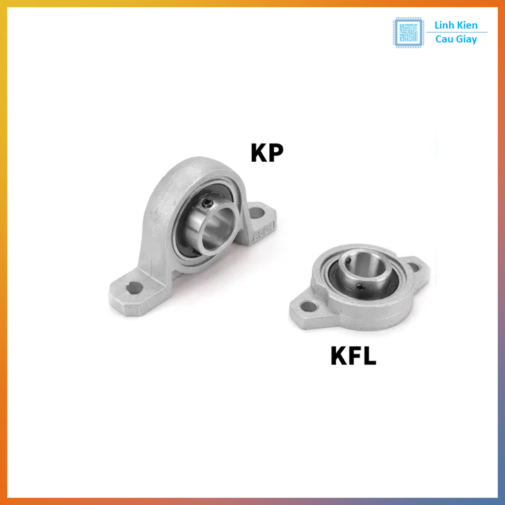 Gối Đỡ VitMe, Bạc đỡ trục KP08, KP10, KP12, KP15, KP17, KP20