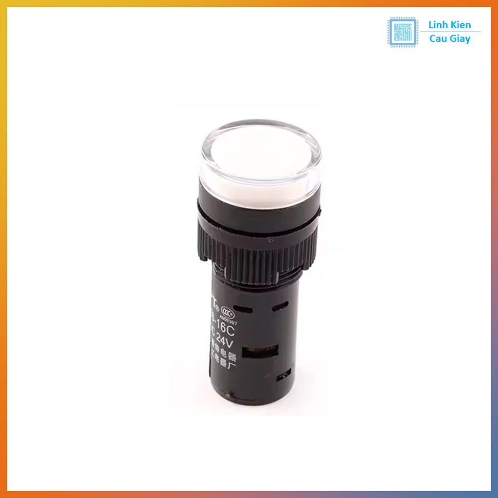 Đèn báo phi 16mm AD16 22D/S Điện áp 12V