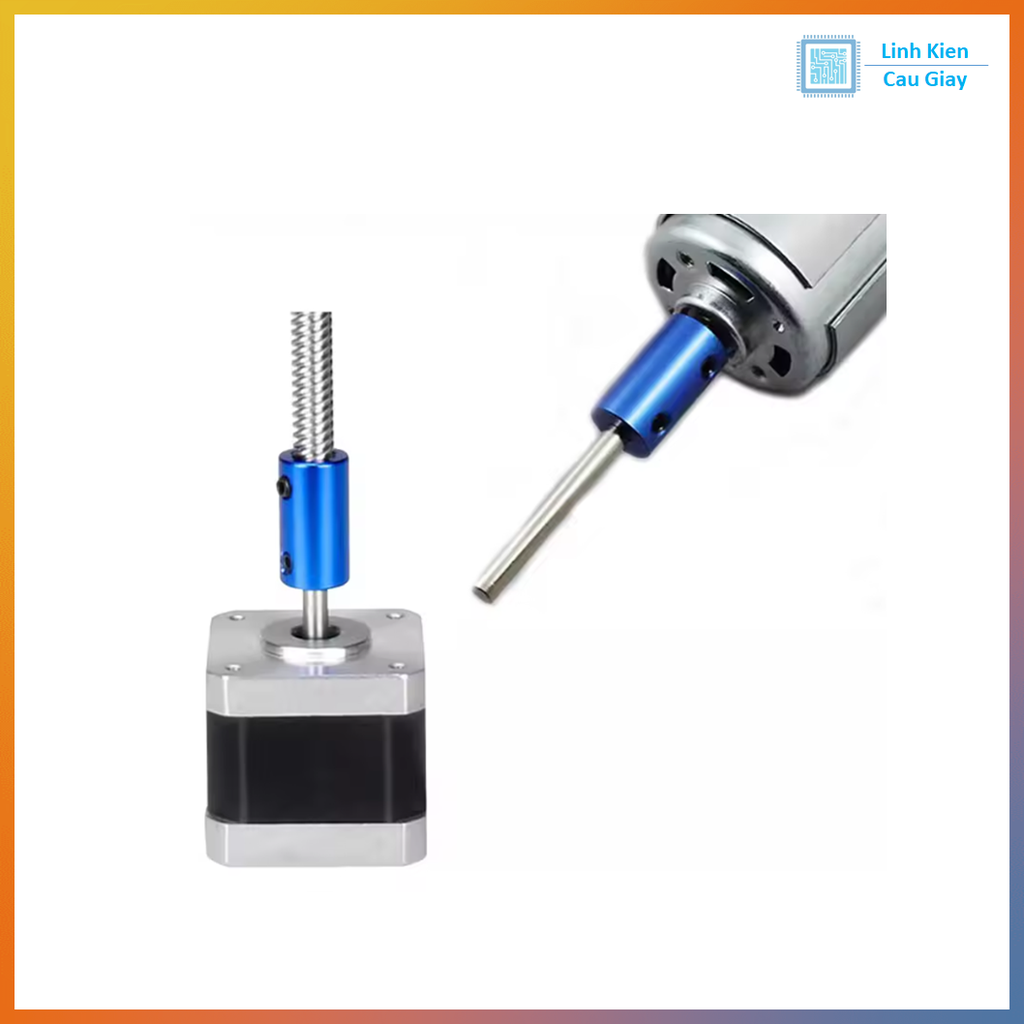 Khớp nối cứng D14L25 hợp kim nhôm CNC