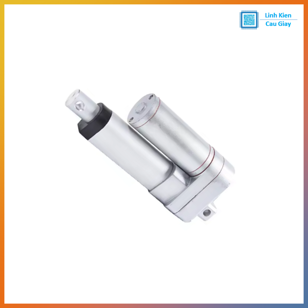 Xi lanh điện 12VDC tốc độ 30mm/s Hành trình tùy chọn