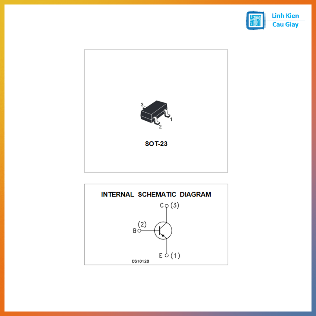 Linh kiện transistor MMBT2907A 2F PNP Chân dán SOT-23 (Sl: 10c)