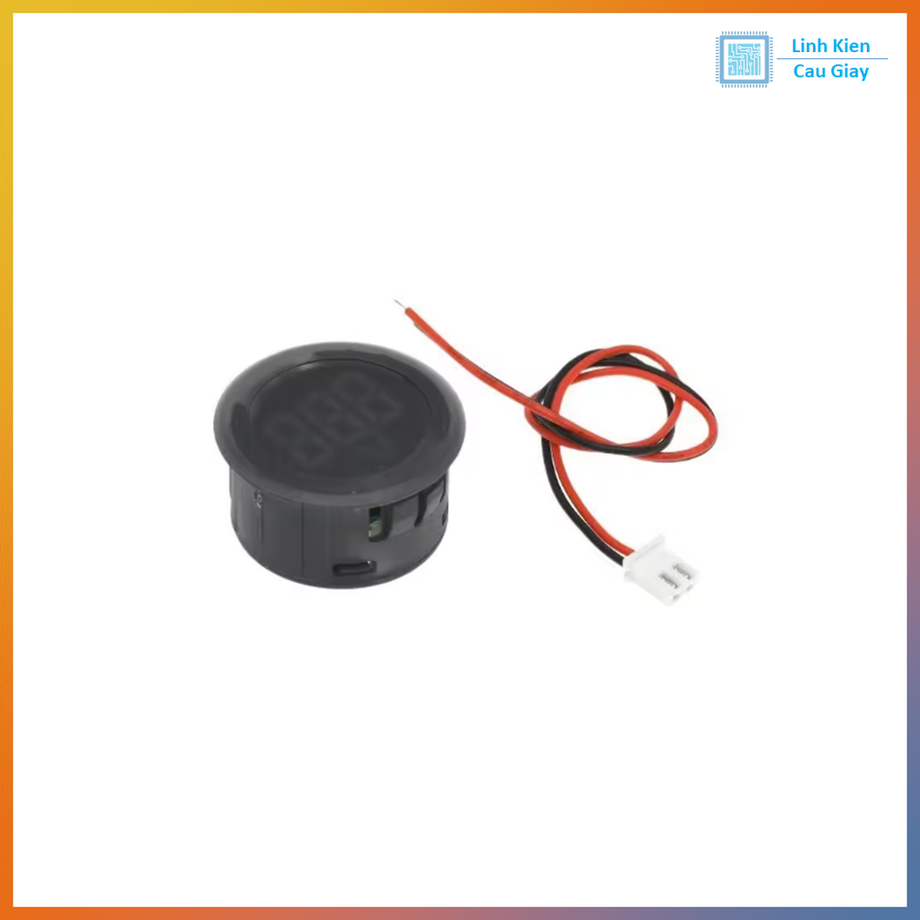 Đồng hồ đo điện áp DC, vôn kế điện tử 4-100v DC