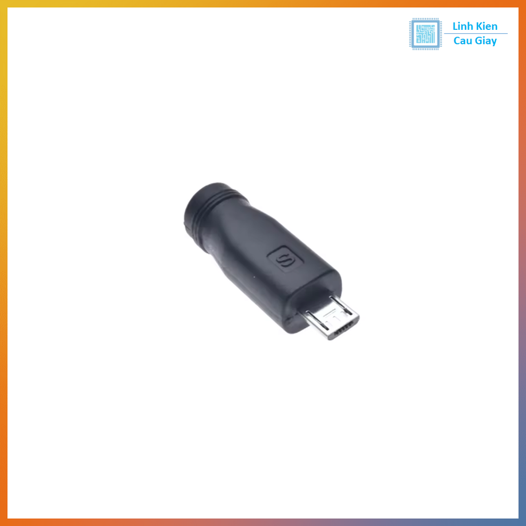 Đầu chuyển đổi Micro USB Đực sang Jack DC5.5*2.1 Cái