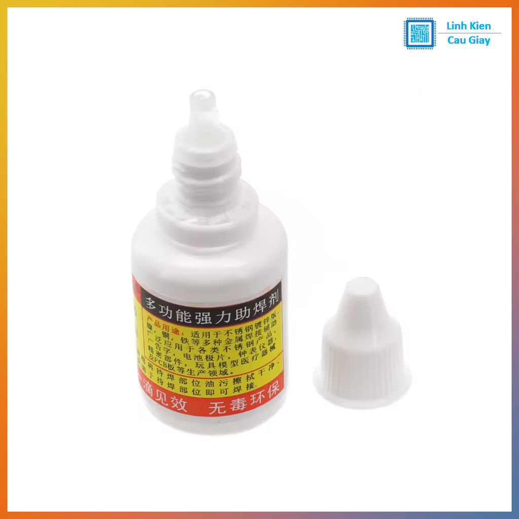 Dung dịch trợ hàn thiếc lên Kẽm, inox, sắt 50ml
