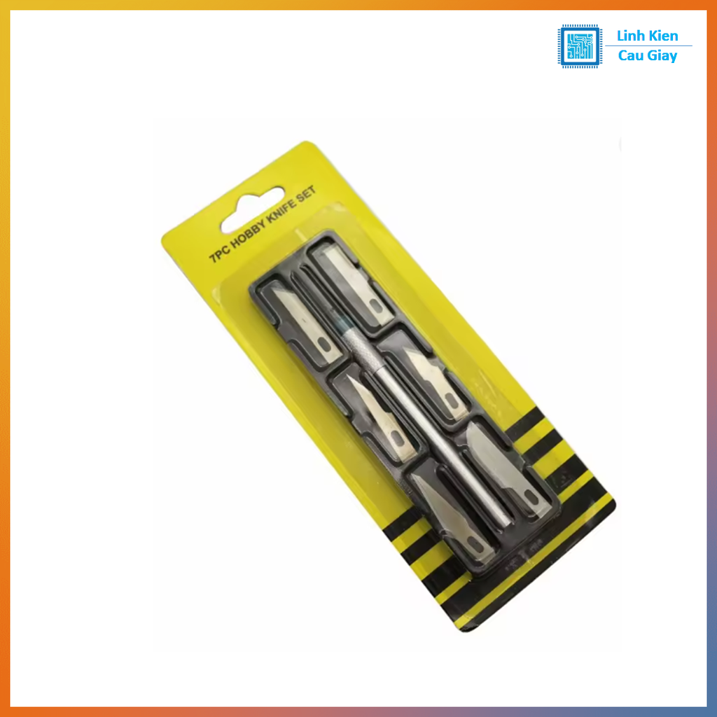 Bộ dao khắc, trổ điêu khắc 7 chi tiết