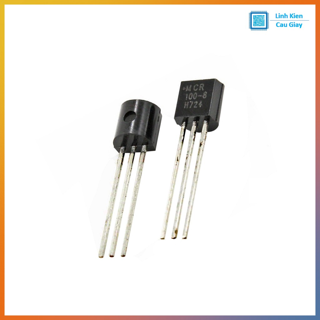 Linh kiện Thyristor MCR100-8 Chân cắm TO92 (SL: 5 chiếc)