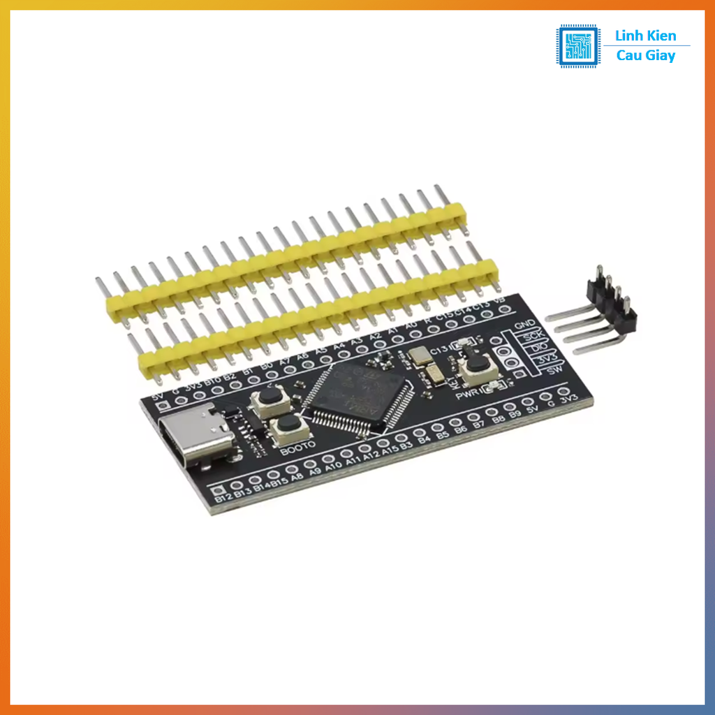 Kit phát triển STM32F401RCT6 Type-C (BOOT/RESET)