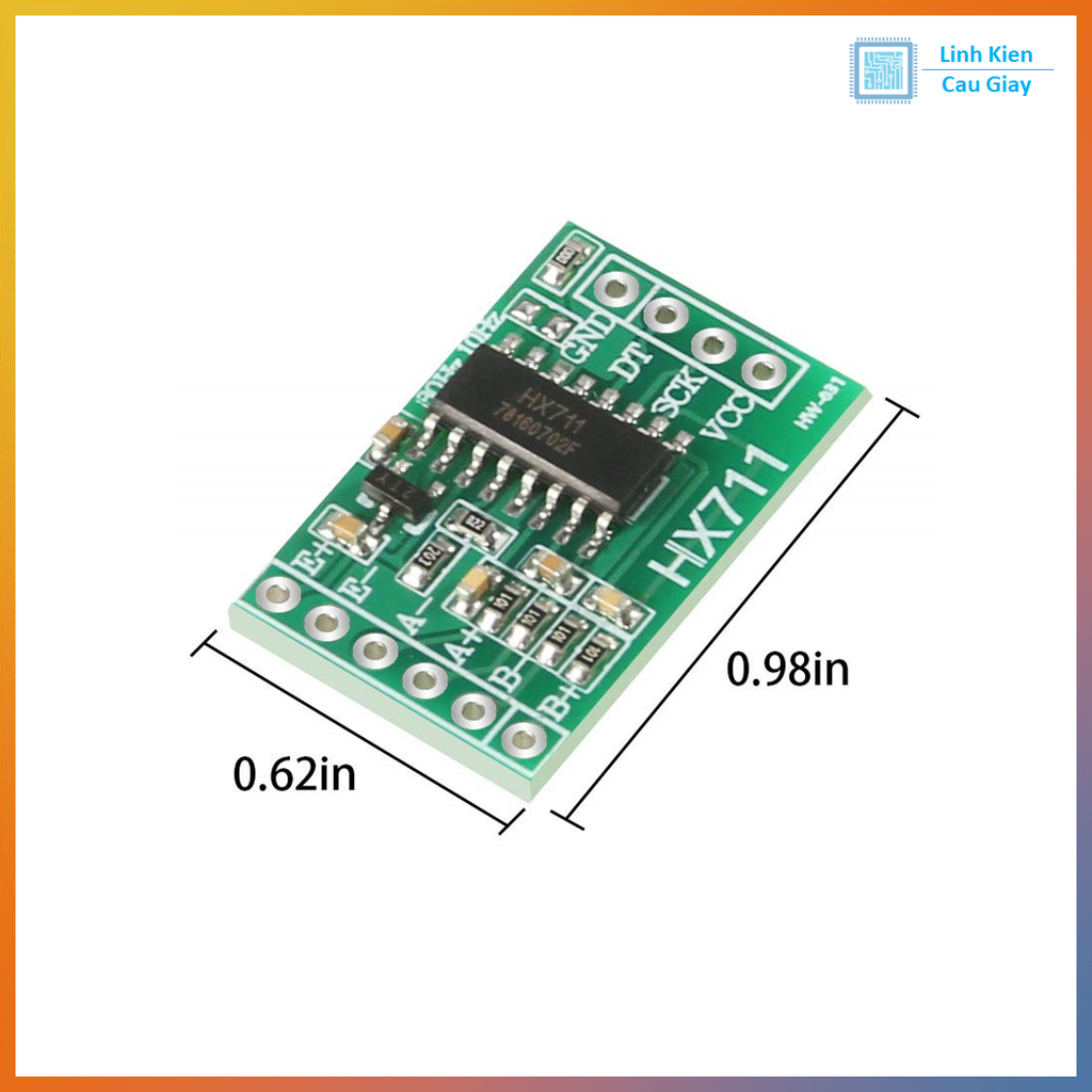Module HX711 – Bộ Khuếch Đại Tín Hiệu Loadcell 24-bit