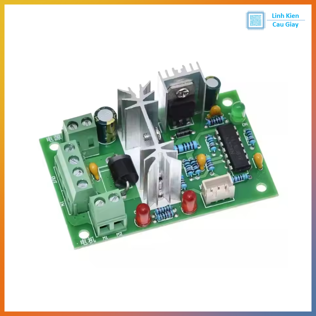 MẠCH ĐIỀU KHIỂN TỐC ĐỘ VÀ ĐẢO CHIỀU ĐỘNG CƠ DC 12V-36V 150W