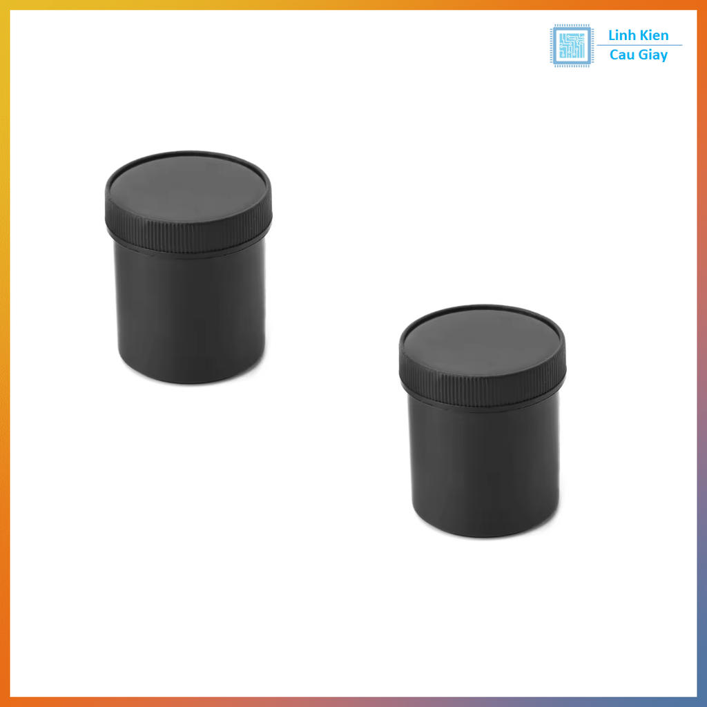 Lọ nhựa 100ml màu đen