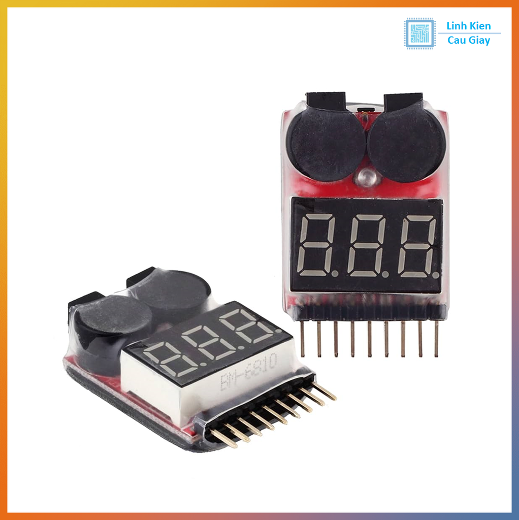 Mạch đo và kiểm tra Pin lithium 8 cell (1-8S)