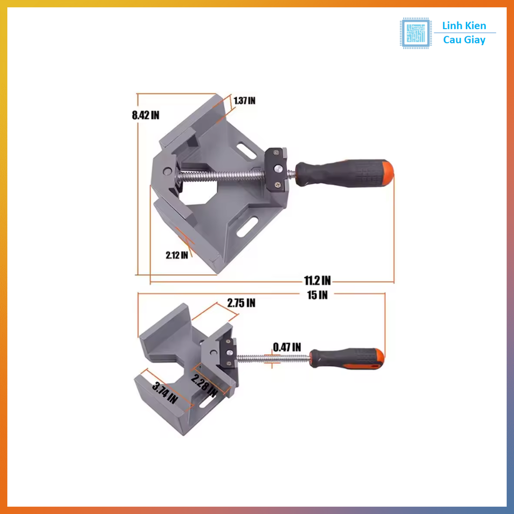 Ê Tô Vuông Góc 1 Tay Cầm