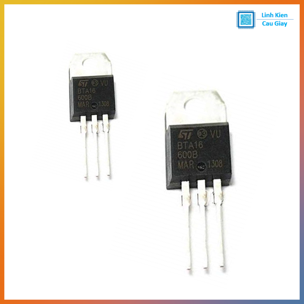 Linh kiện Triac BTA16-600B Chân cắm TO220
