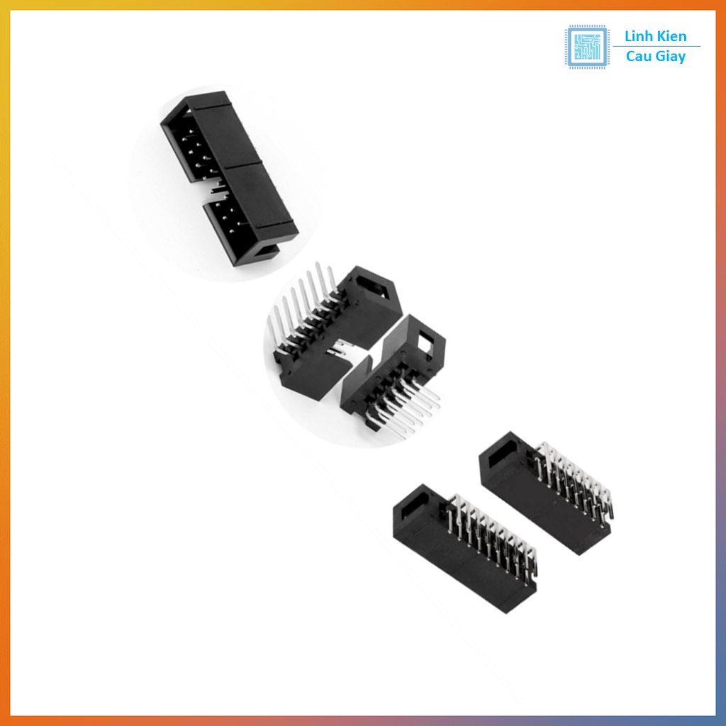 Đầu IDE Đực cong 2.54mm