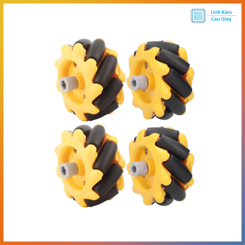 Bánh Xe Mecanum Đa Hướng 60mm ( 4 bánh )