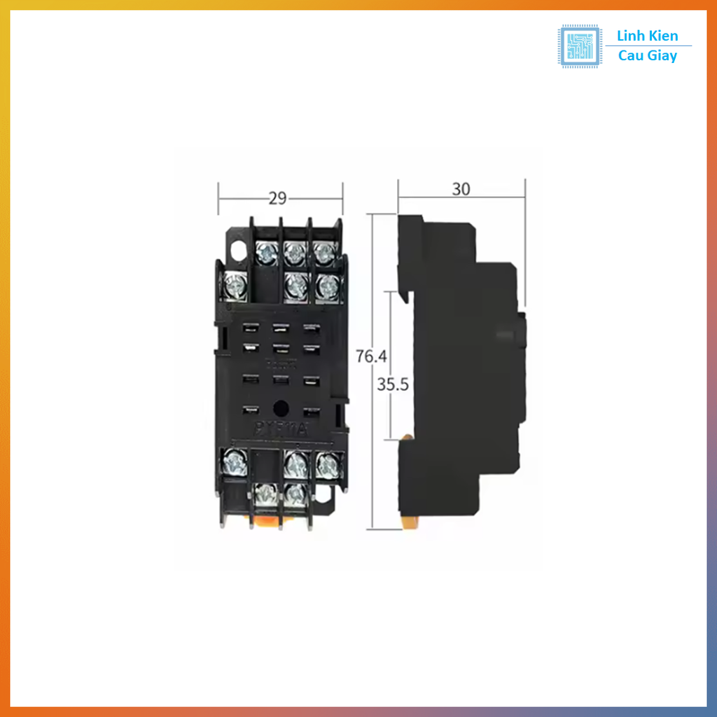 Relay trung gian HH53PL 11 chân