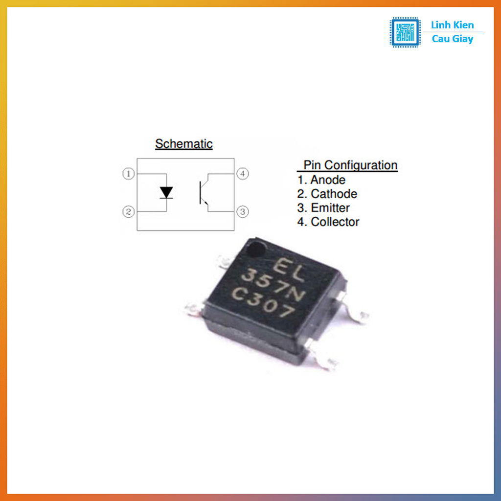 Linh kiện EL357N Chân dán SOP4