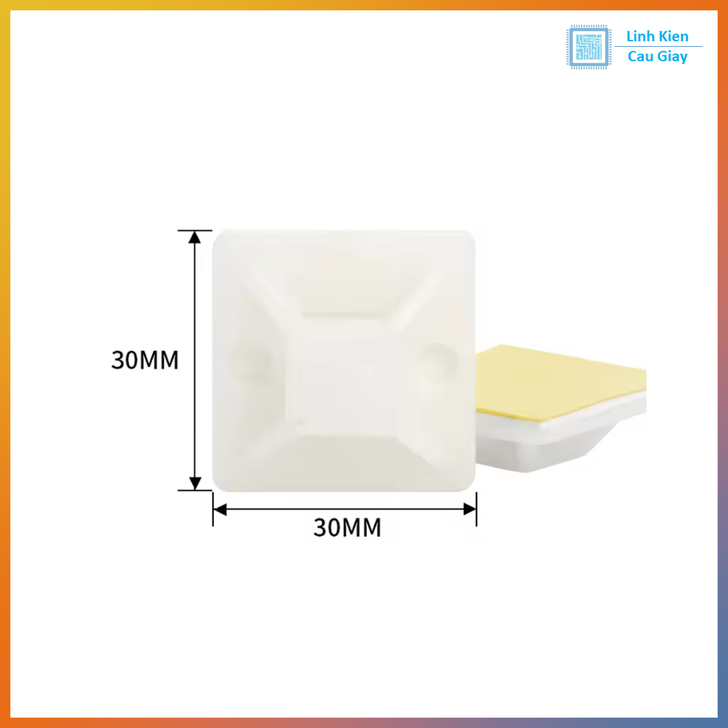 Miếng dán thít dây điện 3M kích thước nhiều loại (Giá 10c)