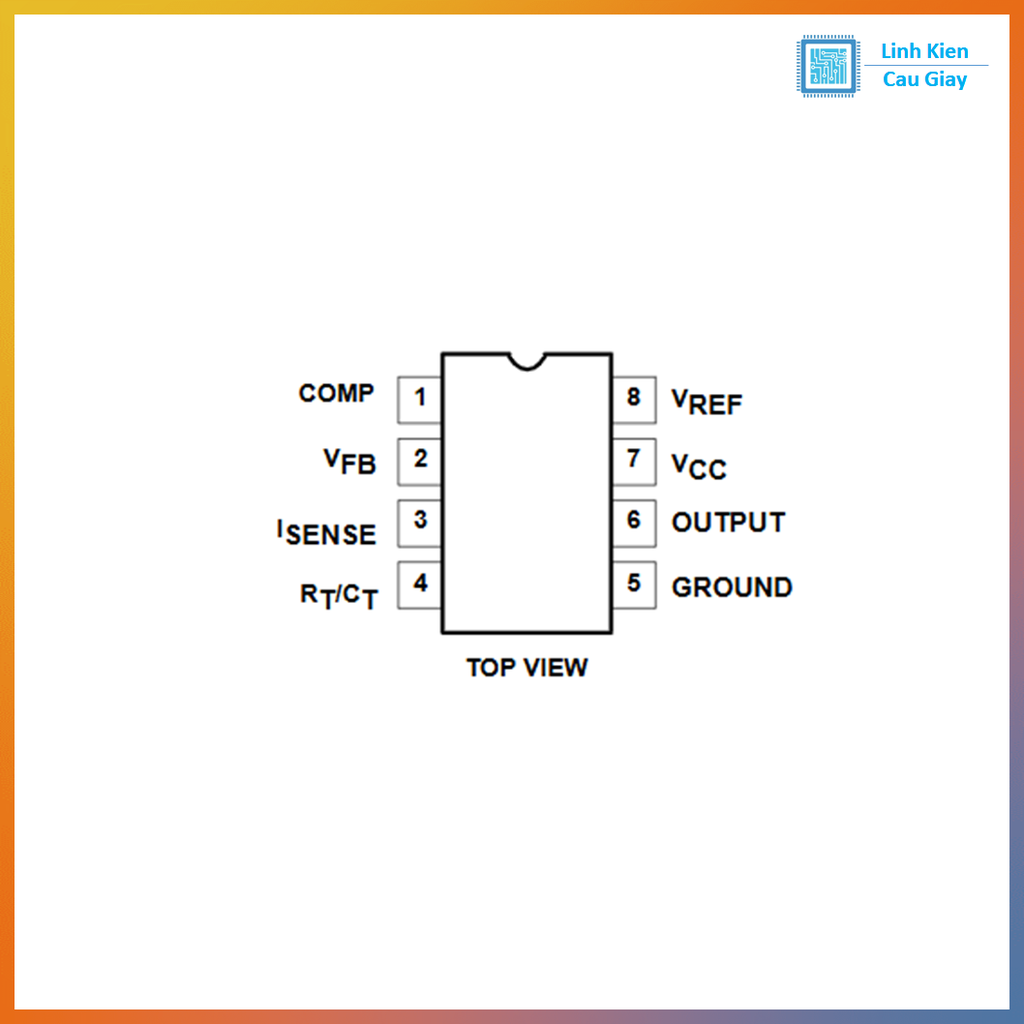 Linh kiện UC3842 SMD SOP8