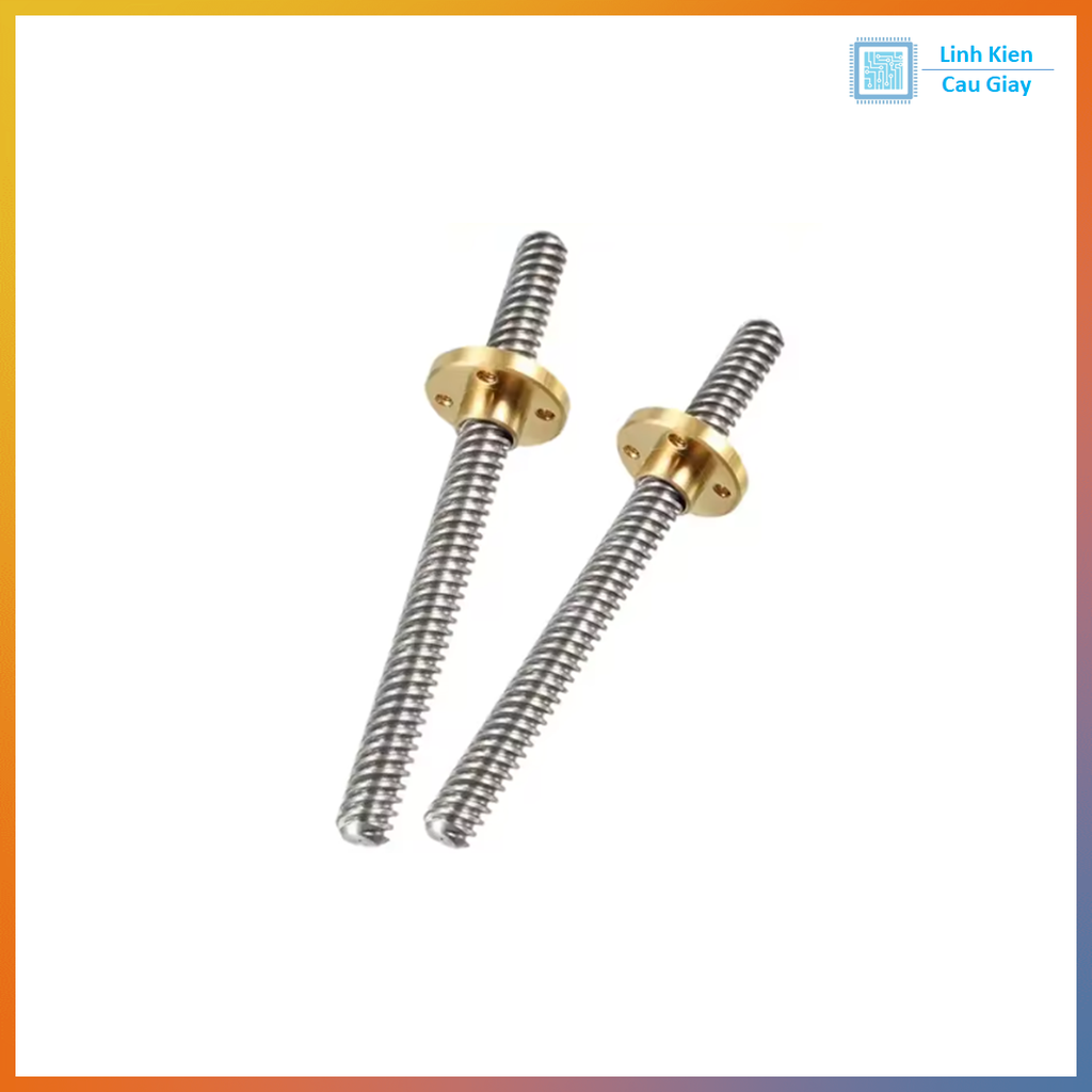 Combo Vitme T12, đai ốc T12 (Bước 8) Dài tùy chọn