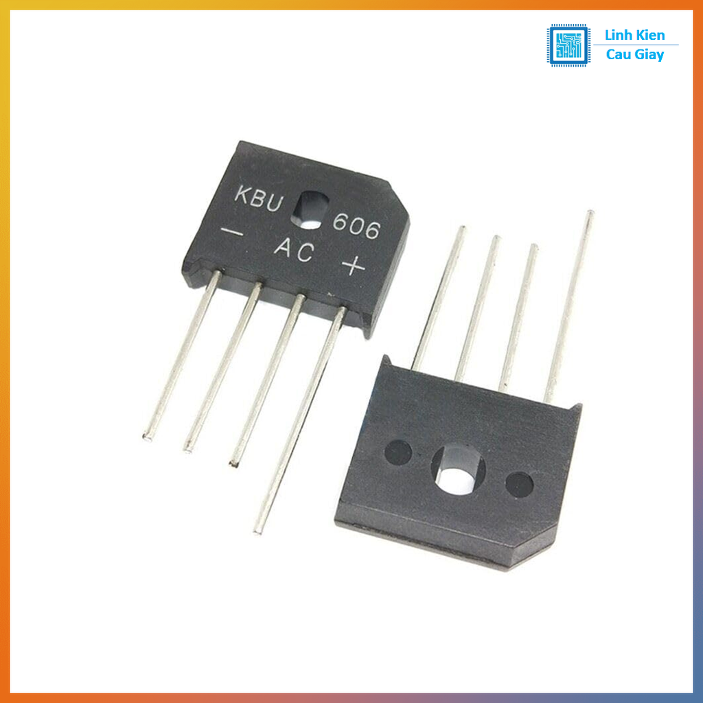 Linh kiện Diode KBU606 6A 600V