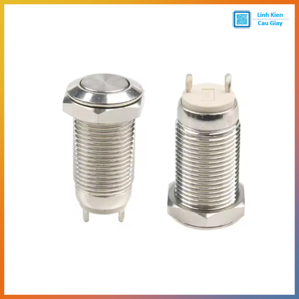 Nút nhấn kim loại 10mm