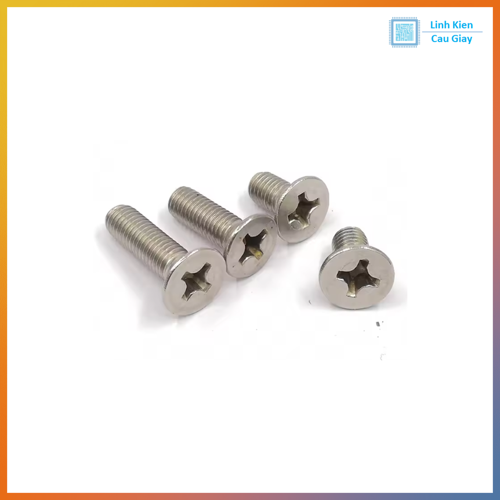 Bulong Chữ Thập Inox M3 (Giá 10c)