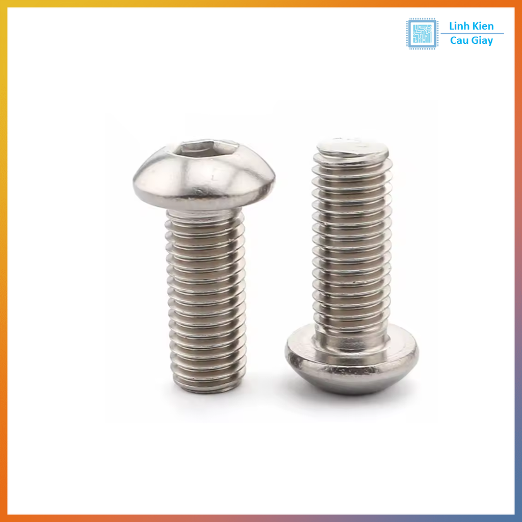 Bulong Lục Giác Đầu Tròn M6 (SL 10c)