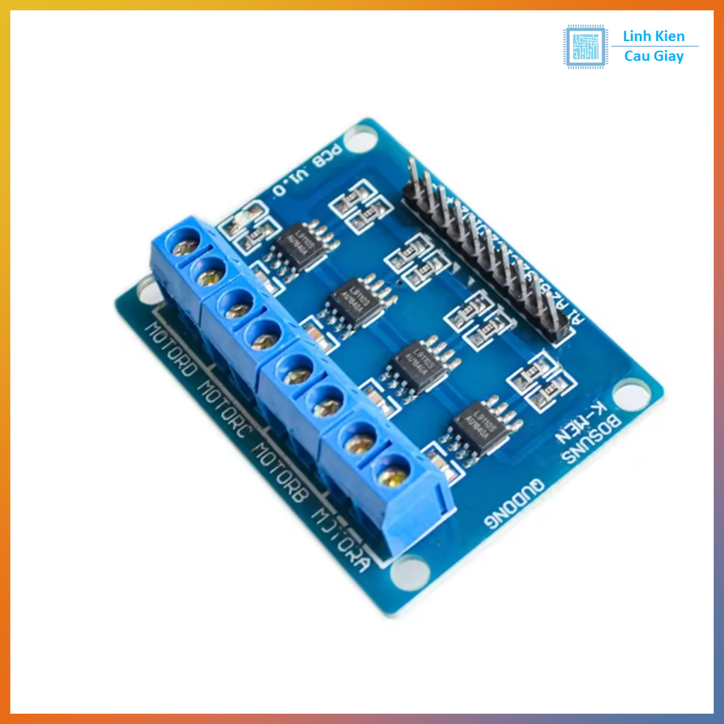 Module cầu H điều khiển 4 động cơ L9110S