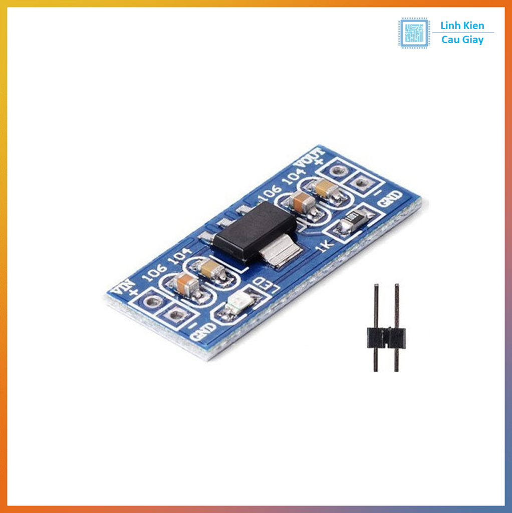 Module Hạ Áp AMS1117-3.3V Mini 800mA 4.5-12V DC