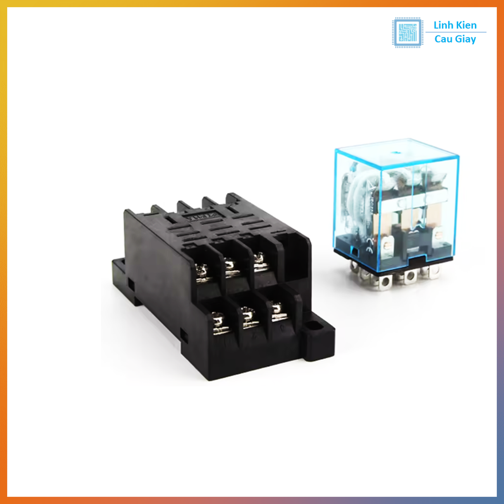 Relay trung gian HH63P 11 chân