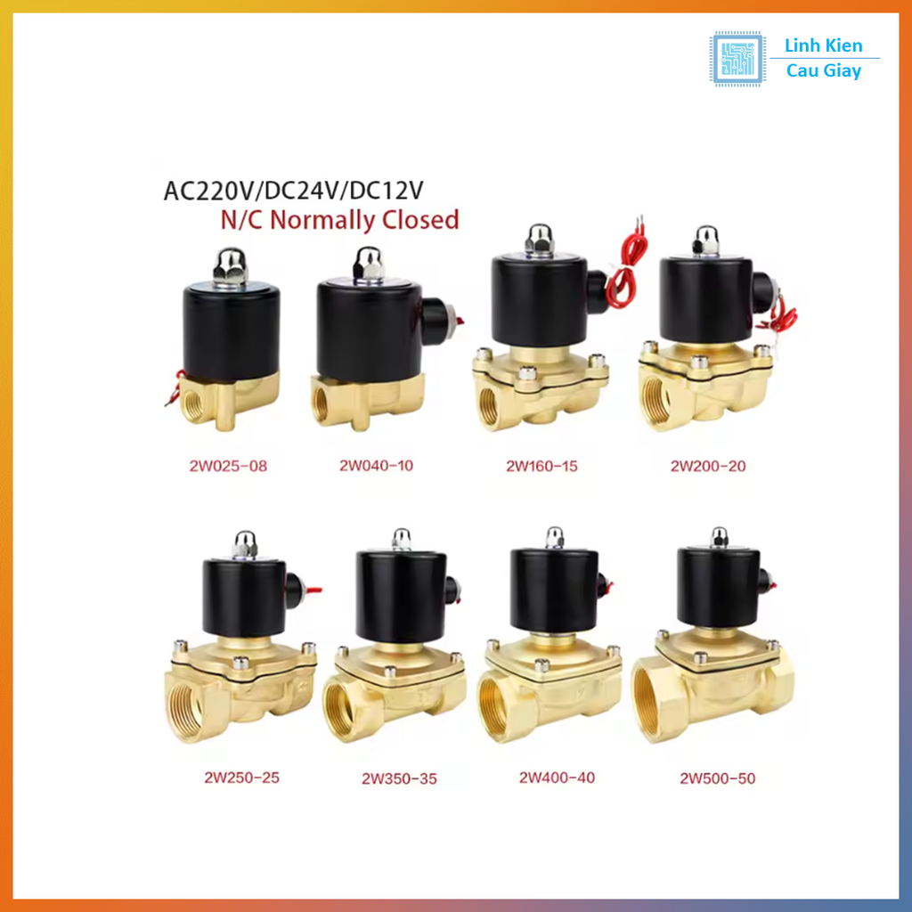 Van điện từ nước DN40