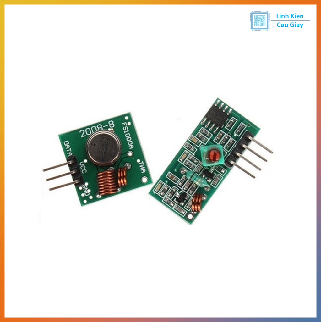 Mạch thu phát RF 315/433 mhz Chưa Mã Hóa