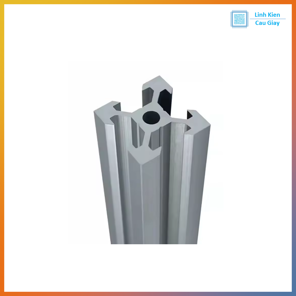 Nhôm định hình V slot 2020 trắng (1 mét)