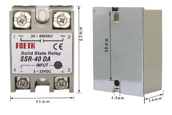 Relay Bán Dẫn Fotek Solid SSR 40/50/60/100 DA,DA-H,VA-H,AA-H (Hàng Loại Tốt)