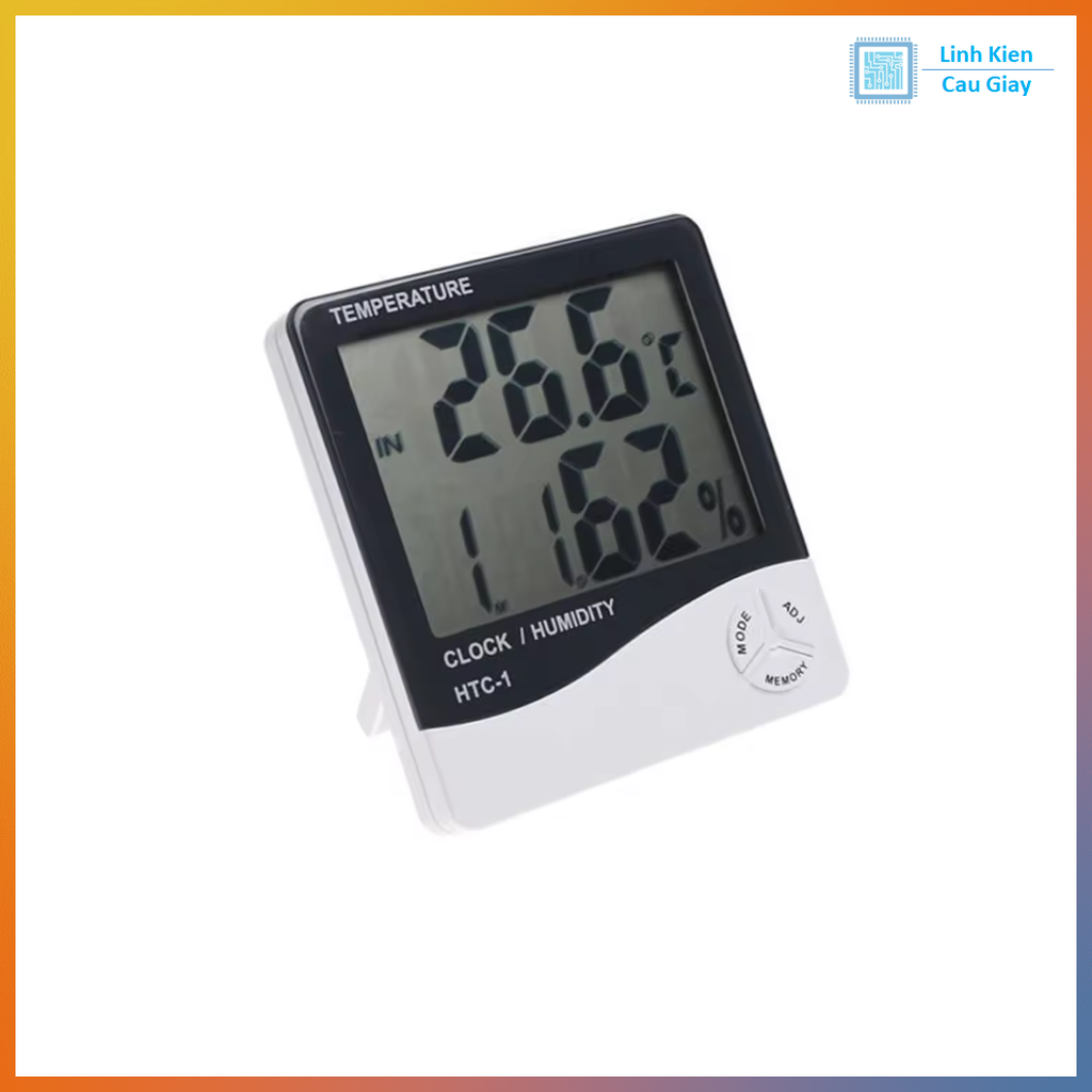 Đồng Hồ Đo Độ Ẩm Và Nhiệt Độ HTC-01