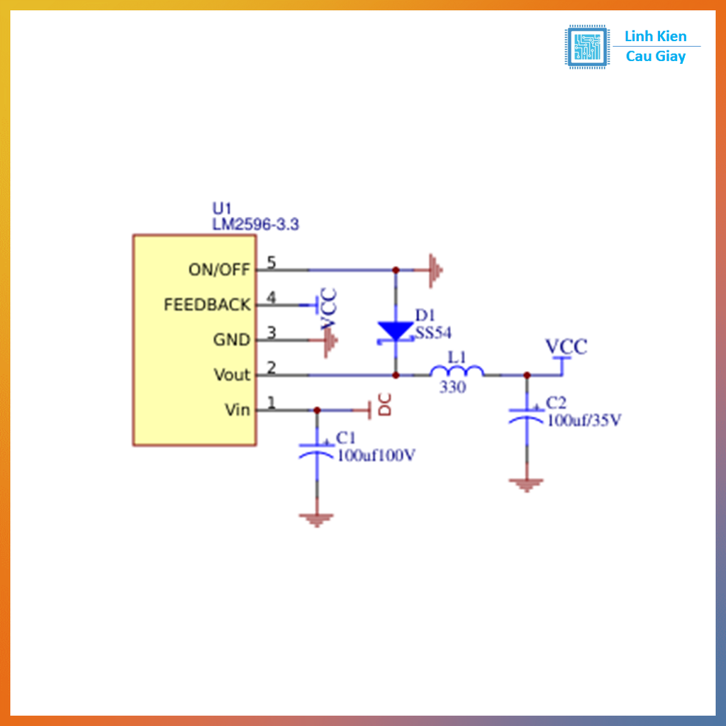 Linh kiện LM2596S-3.3V TO-263