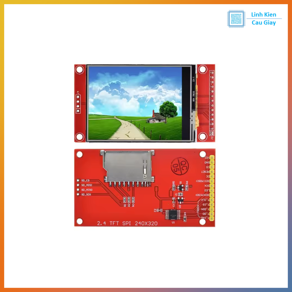 Màn hình LCD TFT 2.4 Inch Giao tiếp SPI ST7789