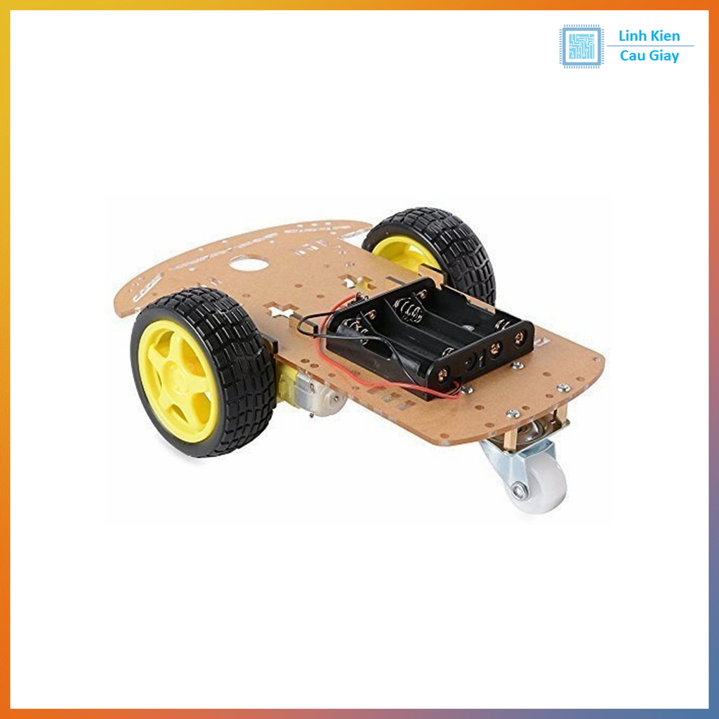 Combo khung xe robot mini V2 (2WD)