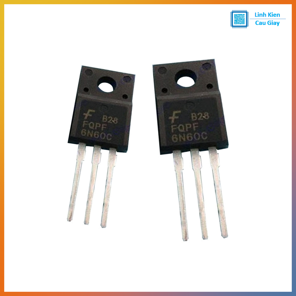 Linh kiện 6N60C DIP TO-220 600V kênh N
