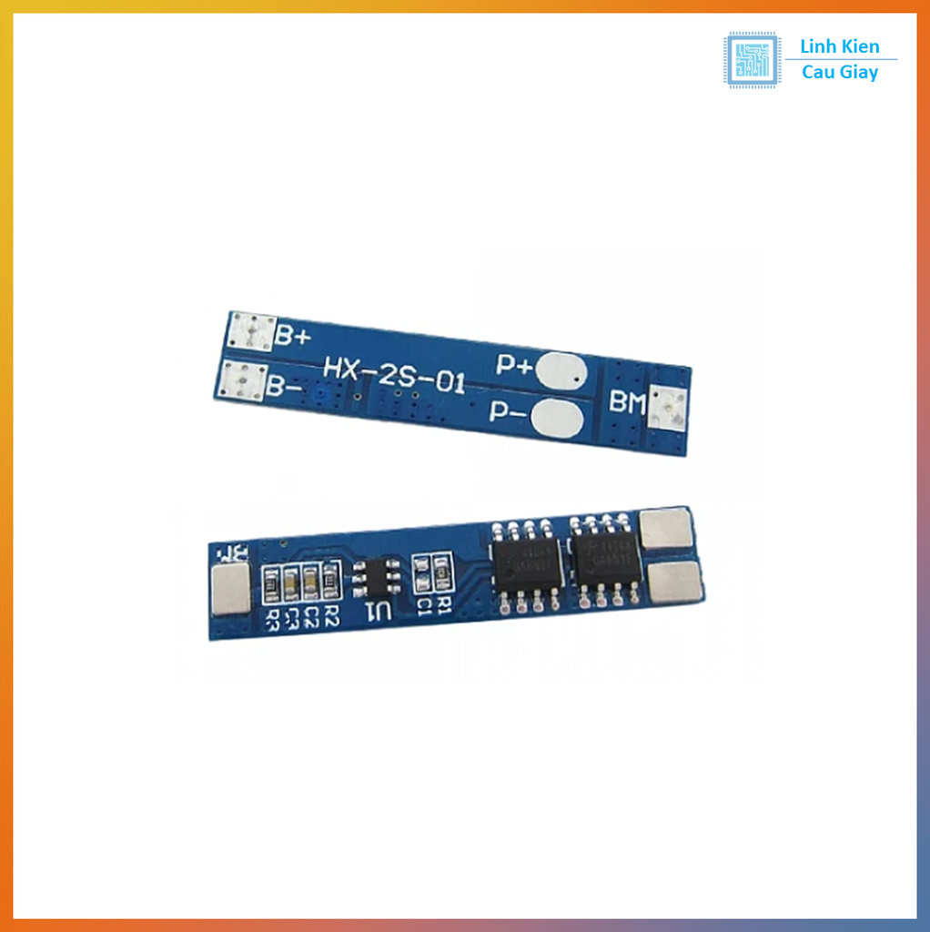 Mạch Sạc và Bảo Vệ Pin 7A Nối Tiếp 2 Cell 18650