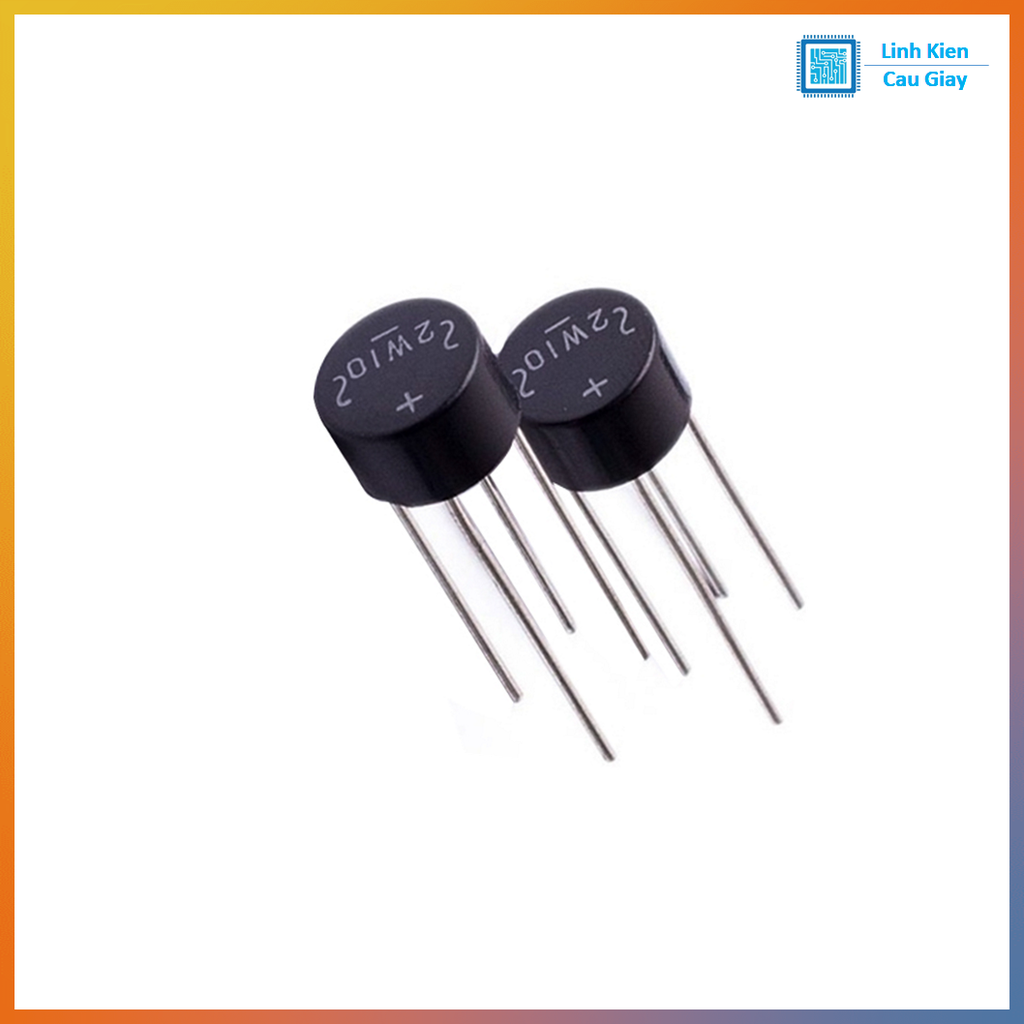 Linh kiện Diode 2W10 Chân cắm 2A 1000V